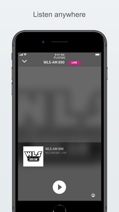 WLS-AM 890 screenshot 2