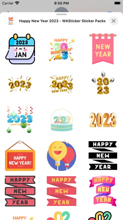 Happy New Year 2023 -WASticker screenshot-5