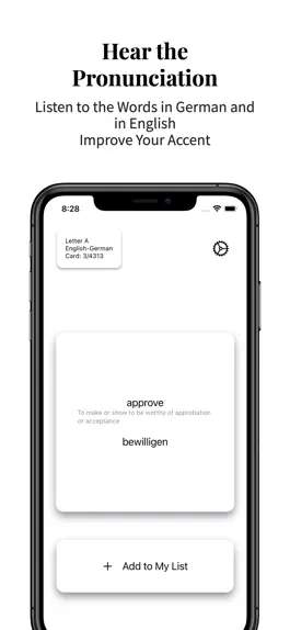 Game screenshot German-English Vocabulary apk