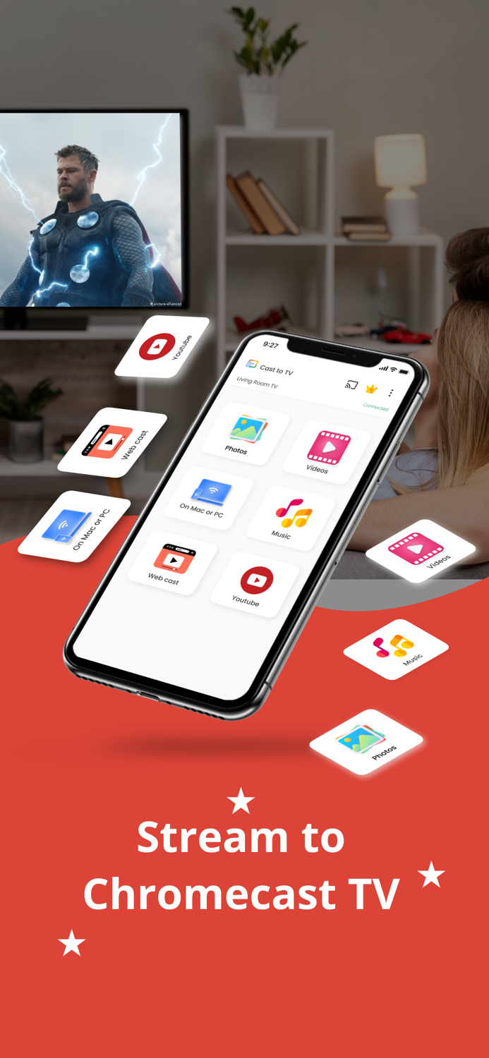 Chromecaster・Smart TV Web Cast