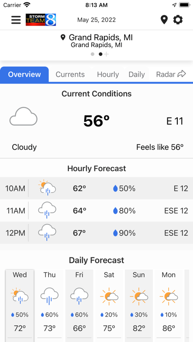 Storm Team 8 - WOODTV8 Weatherのおすすめ画像2