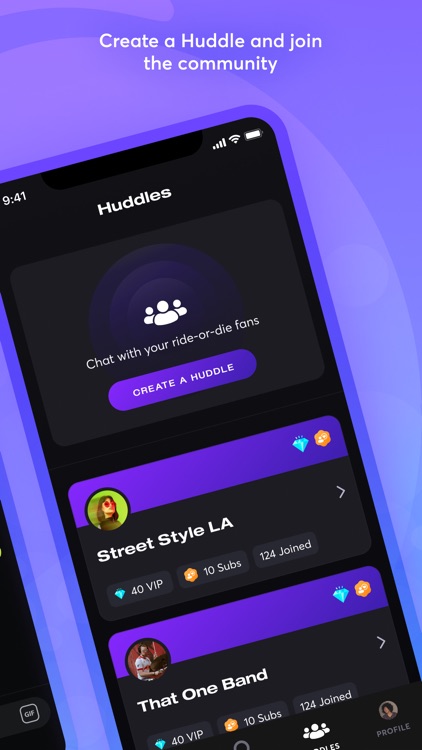 Huddles: Connect with Creators