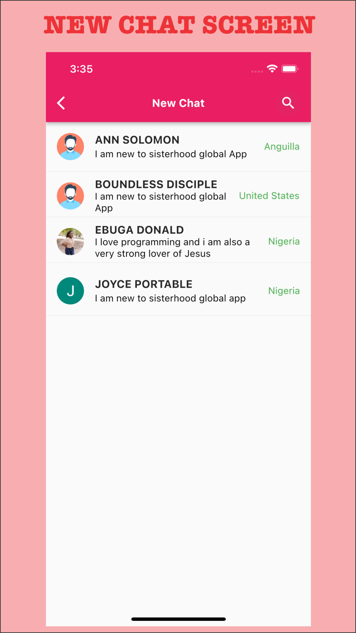 Sisterhood Global App