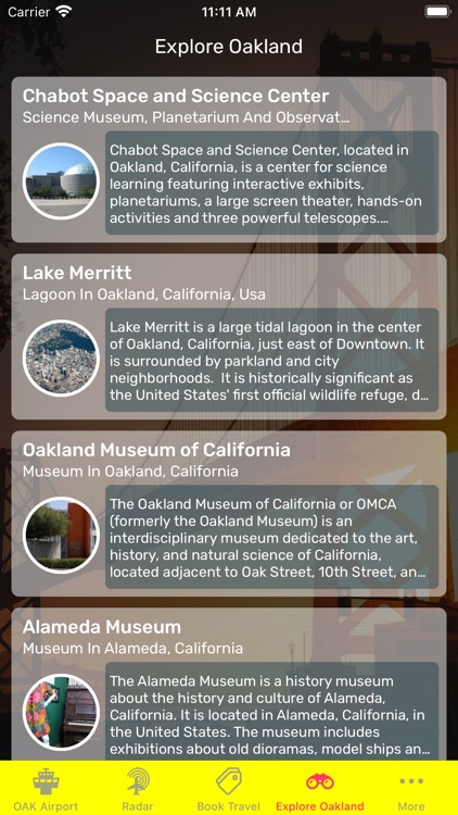 Oakland Airport (OAK) + Radar screenshot-4