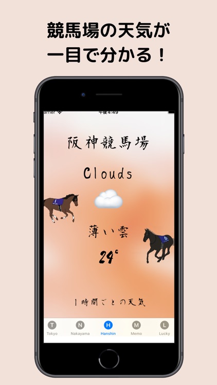 お天気競馬場 -競馬場の天気を知って楽しい競馬ライフ- screenshot-4