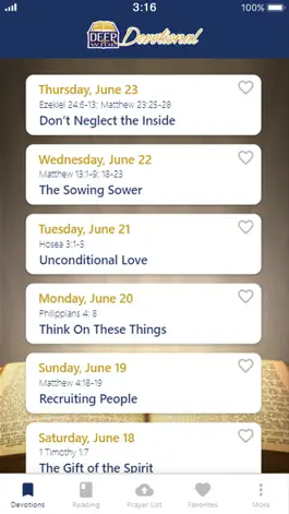 Game screenshot Deep & Wide Devotional apk