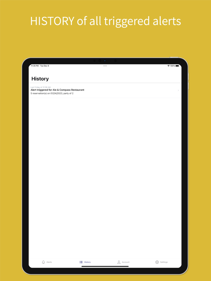 Dining Alerts for Disney Parks
