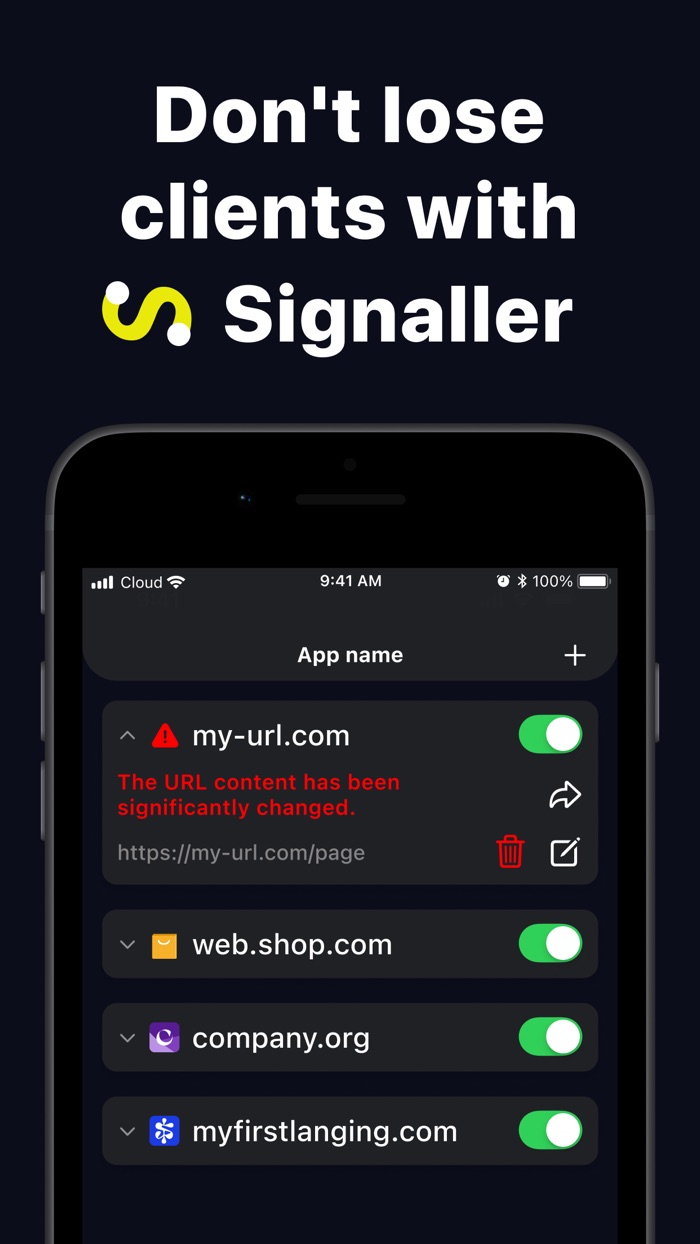Signaller - Uptime monitoring
