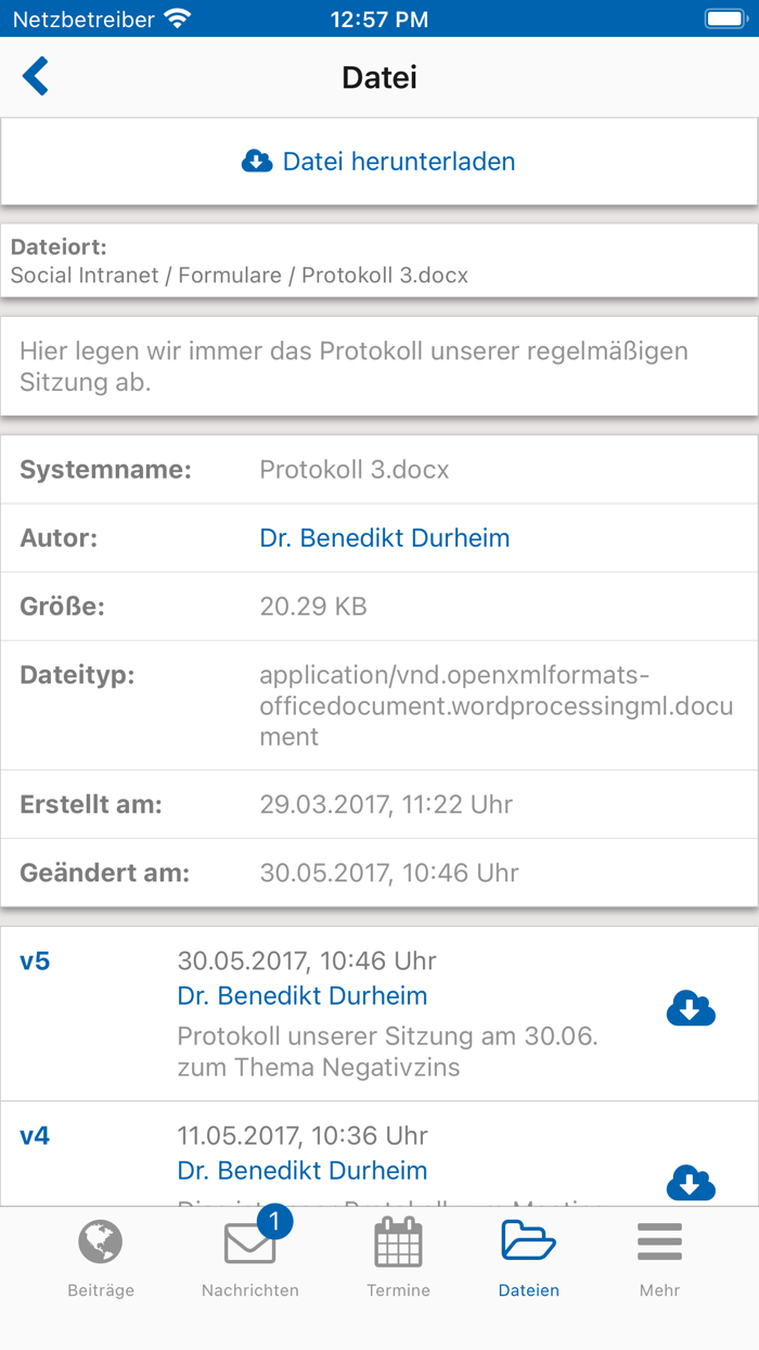 MOLO Mitgliederportal