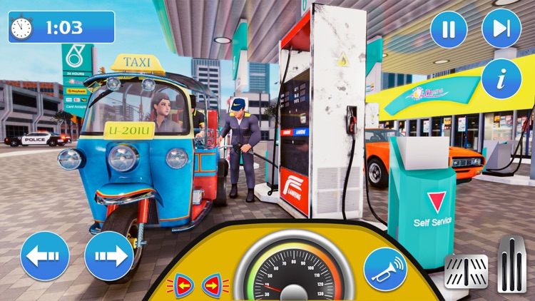 Tuk Tuk Rickshaw Driving Games screenshot-3