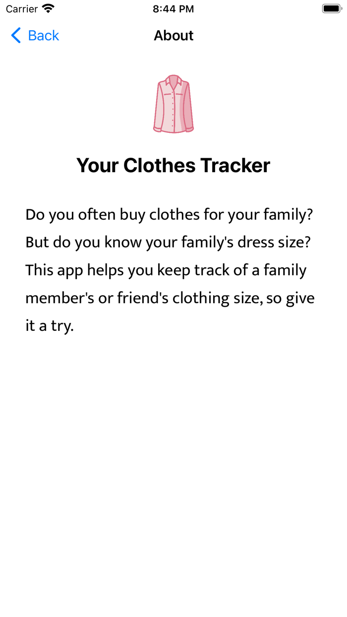 Your Clothes Tracker