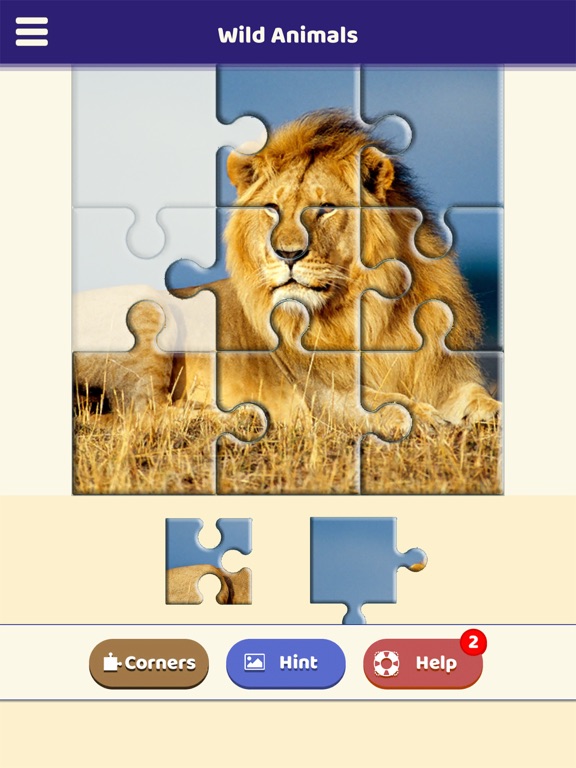 Wild Animals Jigsaw Puzzle screenshot 2