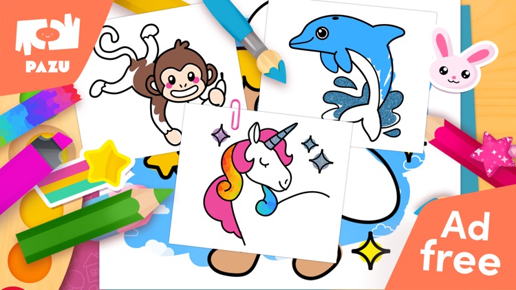 Coloring games for kids 2-6 screenshot-0