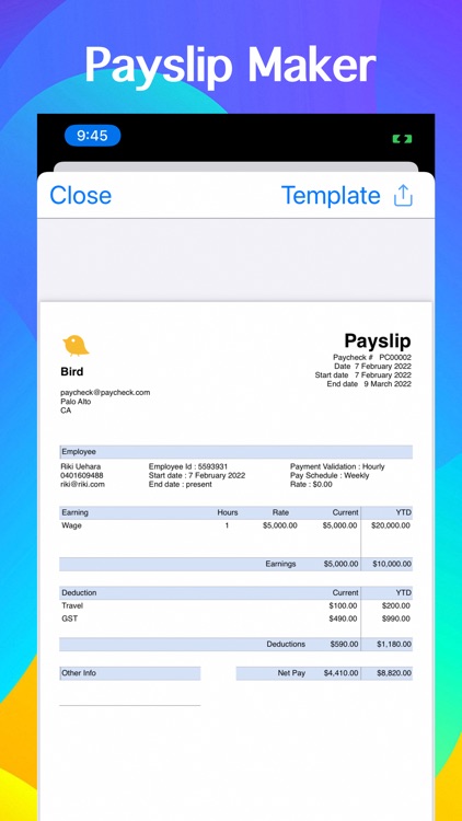Payslip Maker
