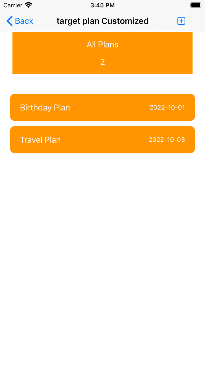 make target plan daily