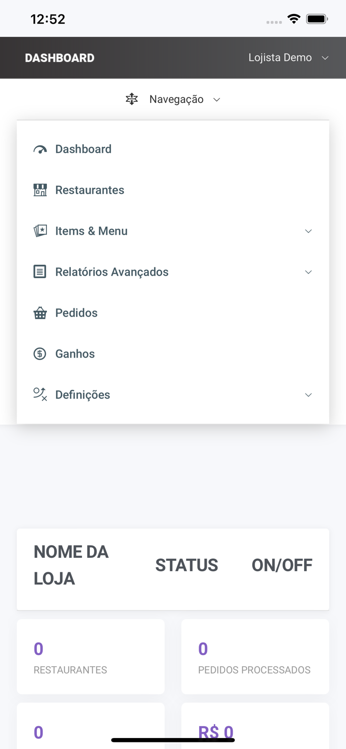 Canal de Entregas Lojista