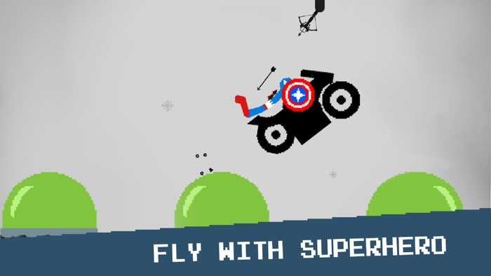 Stickman Pixel Dismounting