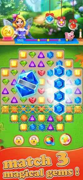 Game screenshot Jewels  Garden: Игры три в ряд mod apk