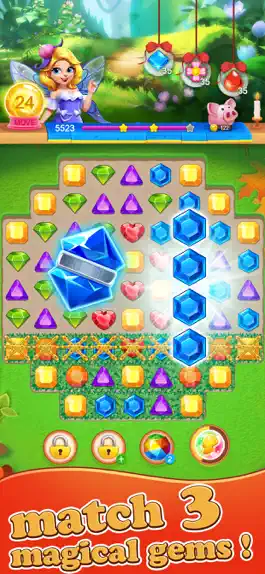 Game screenshot Jewels of Garden: Match 3 Game mod apk