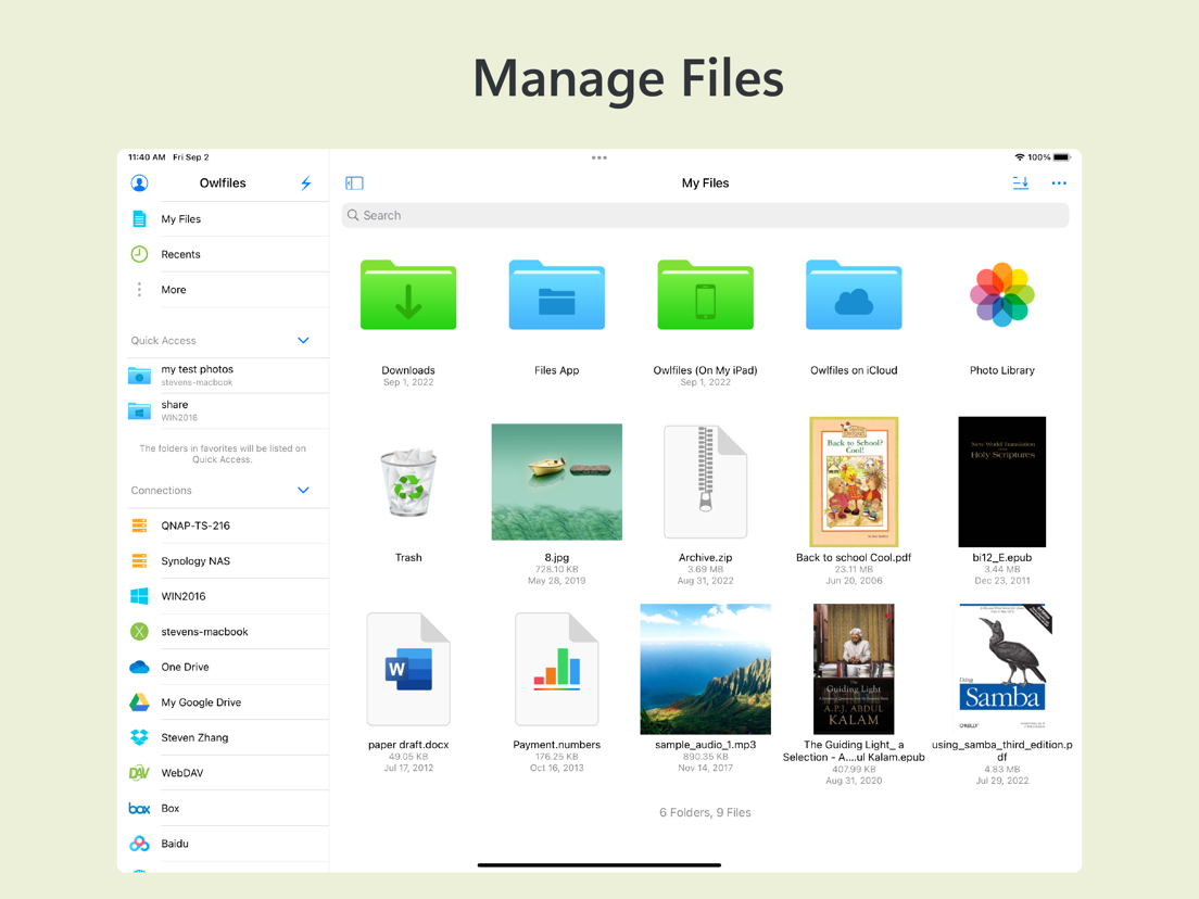 Owlfiles - File Explorer - App voor iPhone, iPad en iPod touch - AppWereld