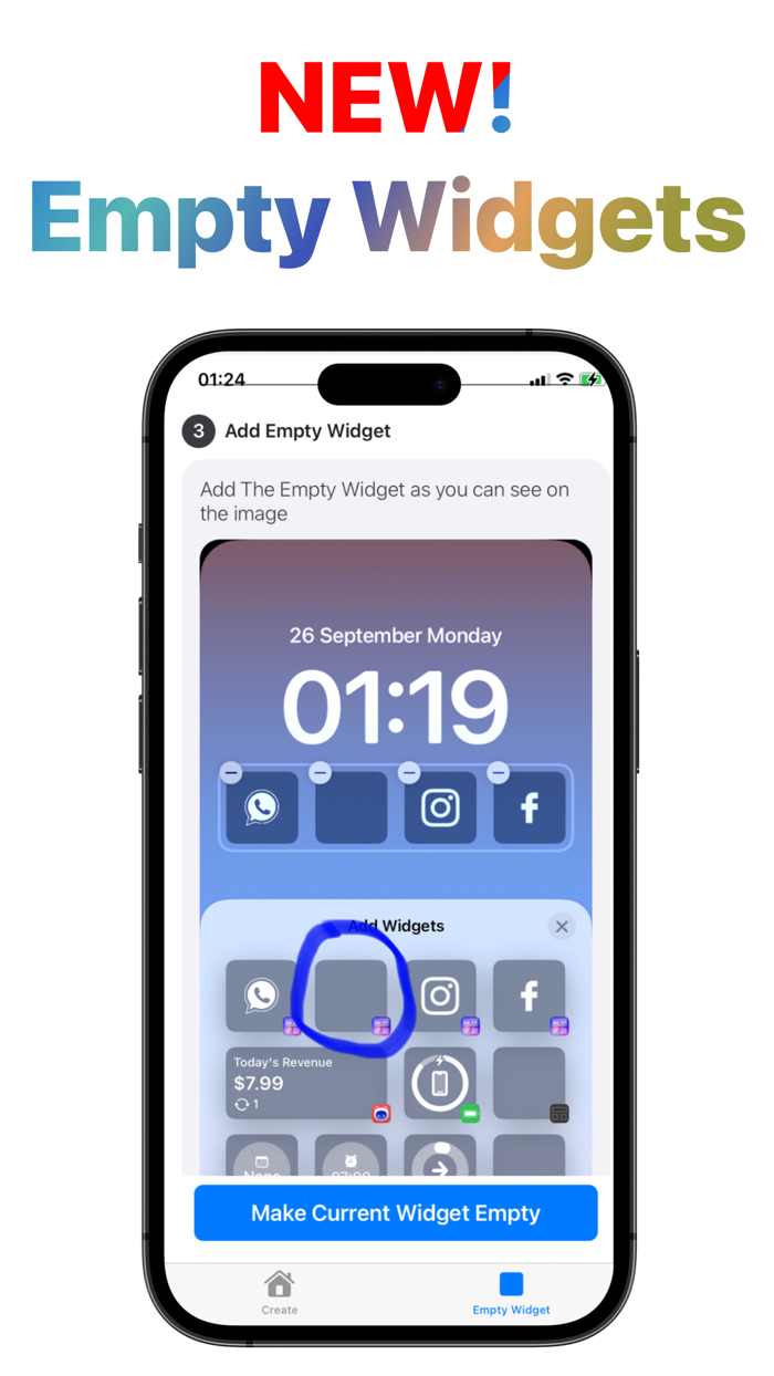 LockScreen Widget Theme 16