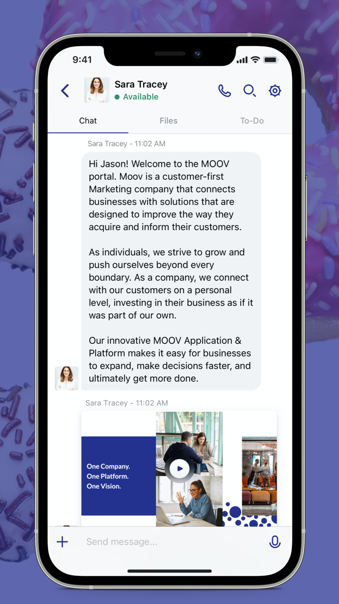 MOOV Client App