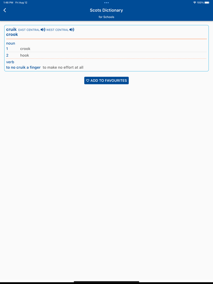 Scots Dictionary for Schools