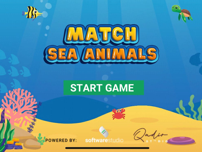 Match Sea Animals Kids Puzzle
