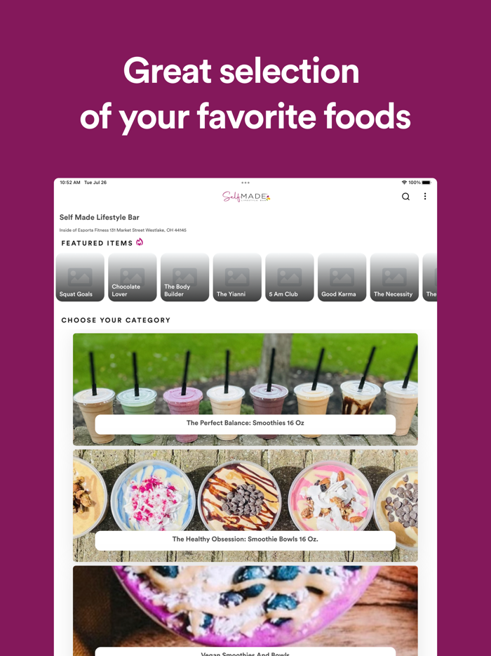 Self Made Lifestyle Bar