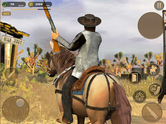 الغرب كاوبوي لعبة ركوب الخيل