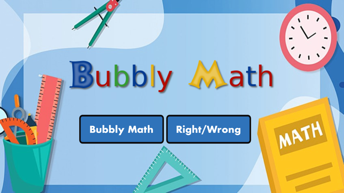 Bubbly Math