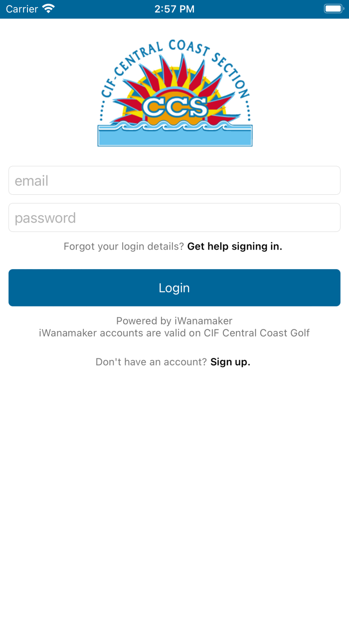 CIF Central Coast Golf