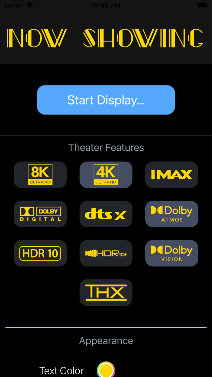 Now Showing – Movie Poster TV