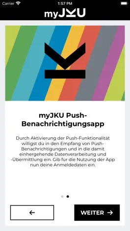 Game screenshot myJKU Push Benachrichtigungen apk