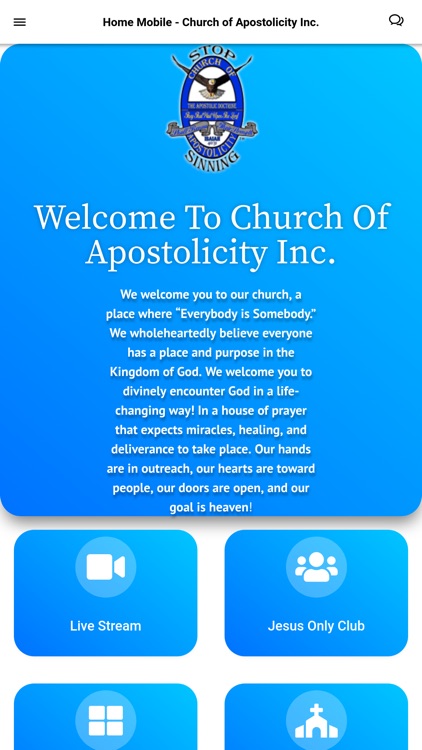 Church of Apostolicity Inc.