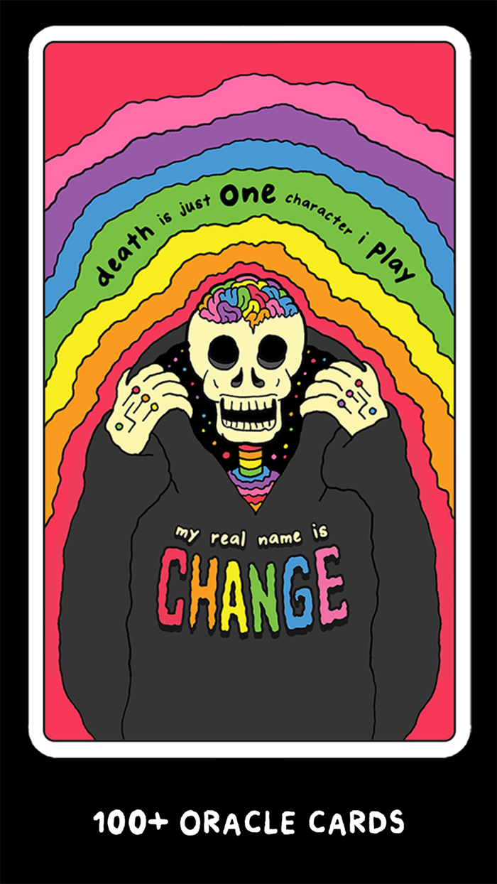 Rainbow Brainskull Oracle Deck