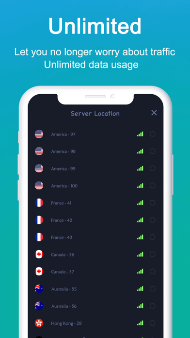 Byte VPN - VPN Proxy Unlimited screenshot 2