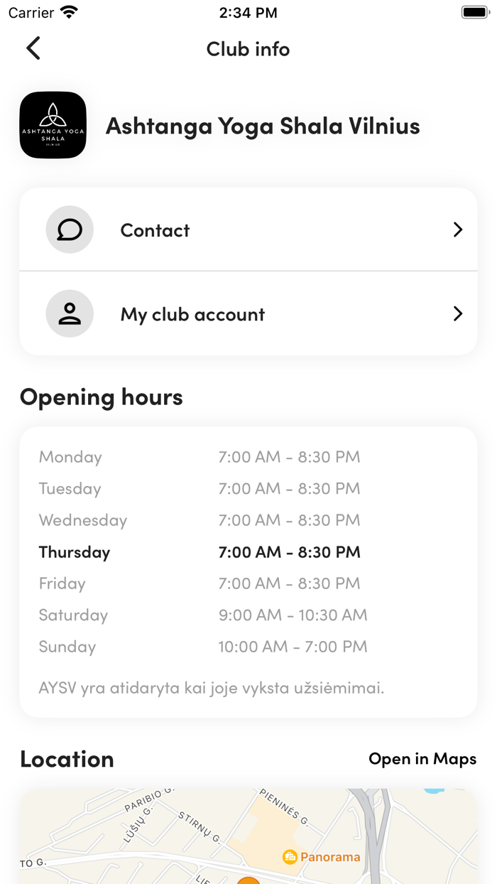 Ashtanga Yoga Shala Vilnius
