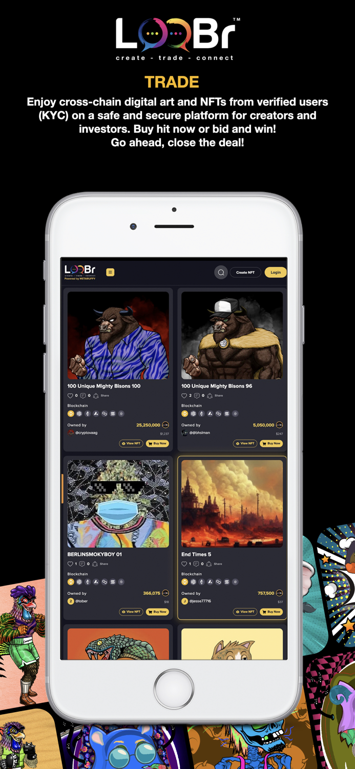 LooBr - Social NFT Marketplace