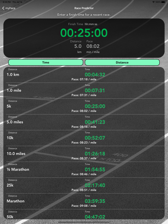 myPace - Running Calculator screenshot 4