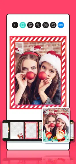 Game screenshot Christmas Wishes Photo Editor apk