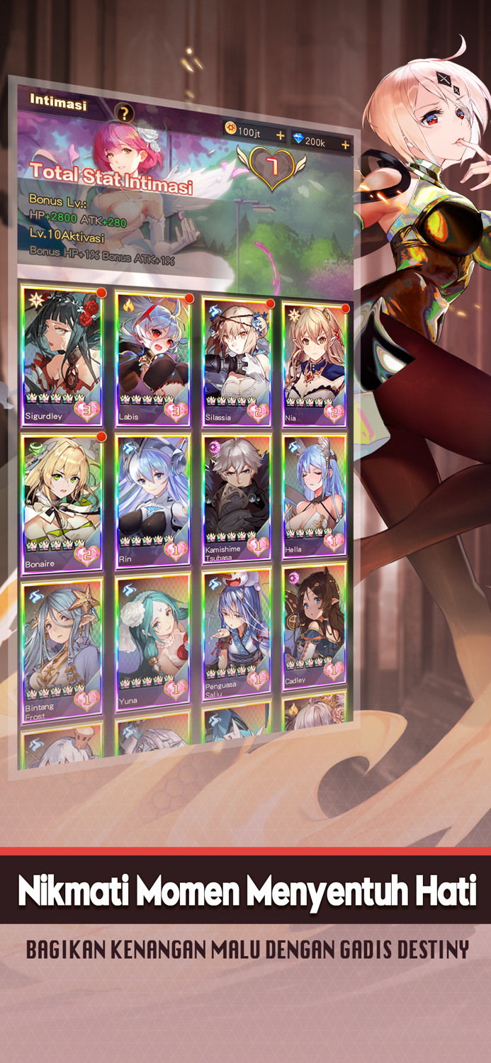 Girls Connect Idle RPG