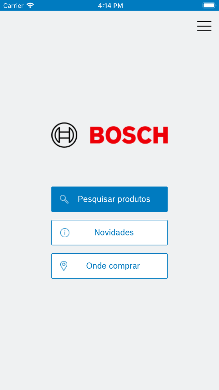 Catálogo de Autopeças Bosch