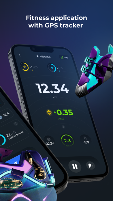 AMAZY Blockchain Fitness App