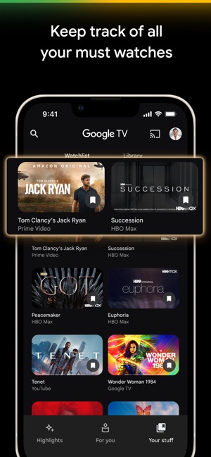 Google TV: Xem phim và TV