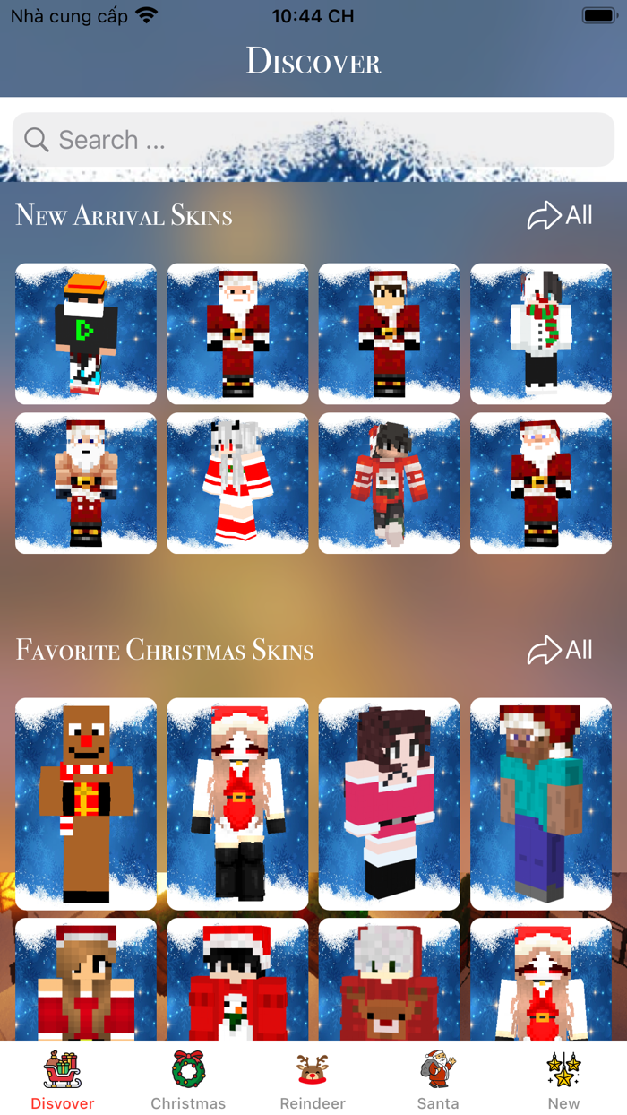 CHRISTMAS SKINS FOR MINECRAFT