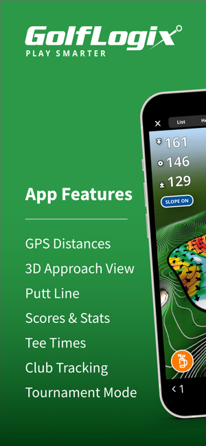 ‎GolfLogix Golf GPS + 3D Putts Screenshot