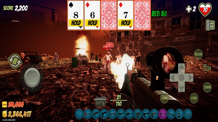 Zombie Skill Poker