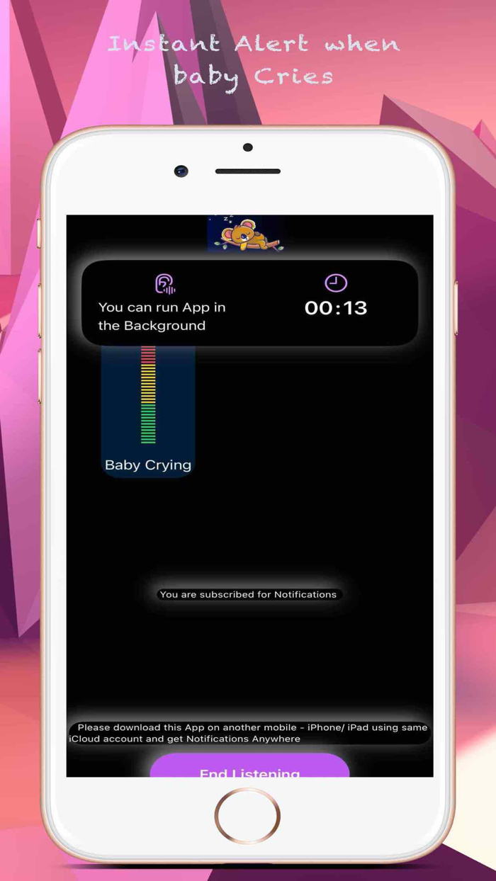 Baby Wakeup Baby Cry Detector