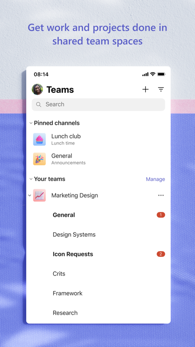 Microsoft Teams iPhone App